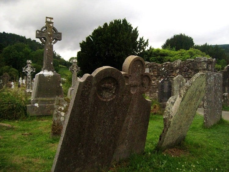 st. kevins monastery graveyard Glendalough