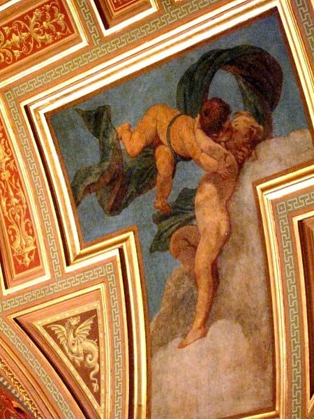 budapest opera house frescoes