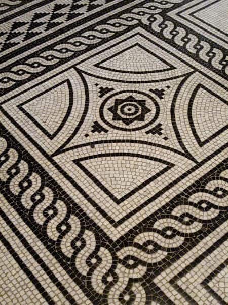 mosaic tile floor hungarian opera house