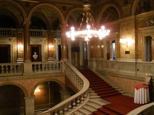 hungarian state opera house staircase