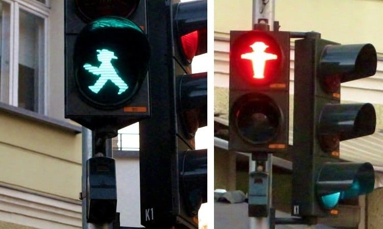 traffic lights former GDR