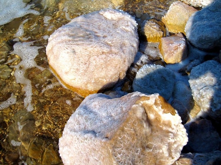 salt rocks dead sea