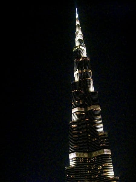 Burj Khalifa Dubai night