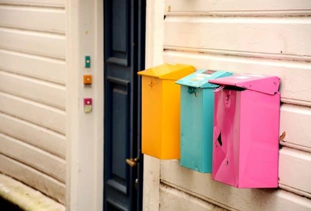 colourful mailboxes