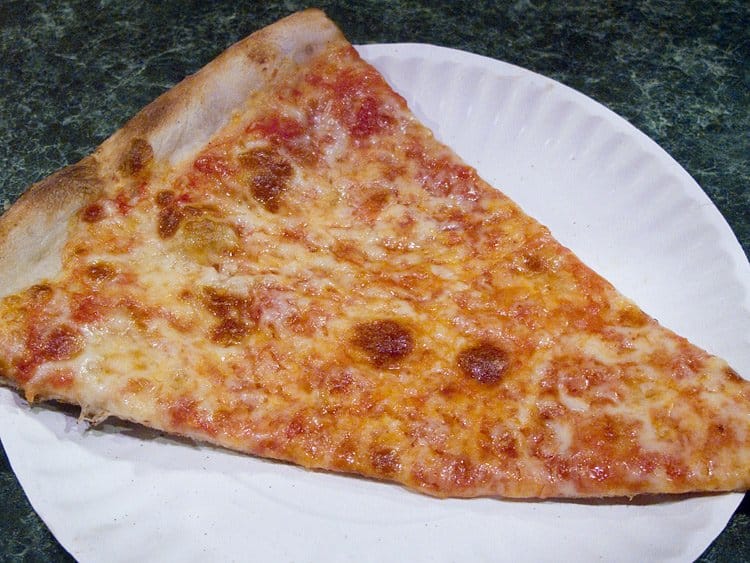 Joe's pizza slice NYC