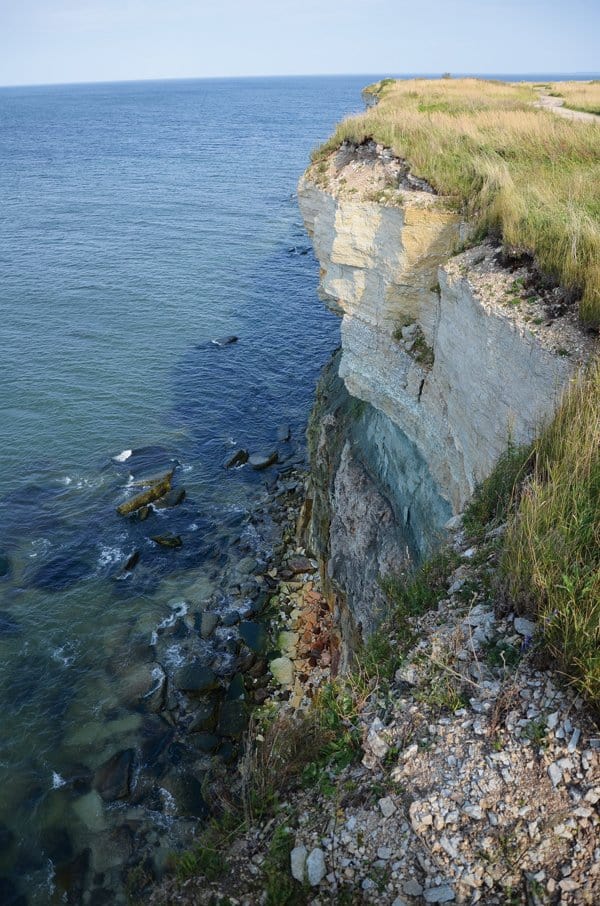 estonia limestone cliff pakri