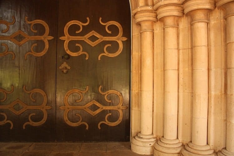 main door at afghan church Mumbai