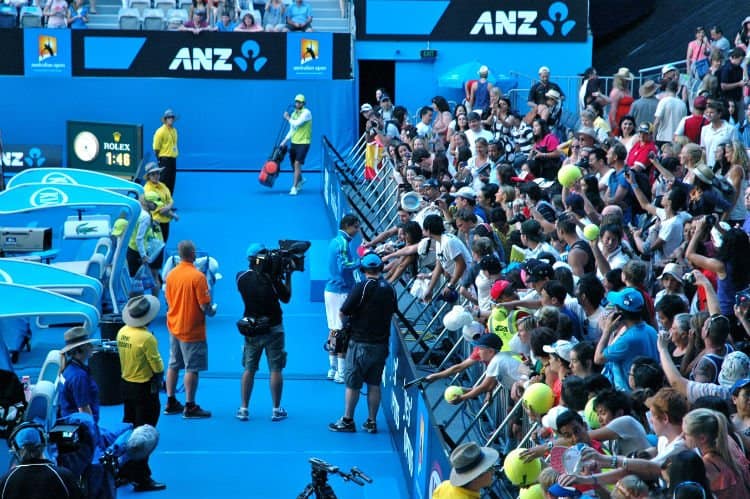 Rafael Nadal Hisense Arena Australian Open 2012