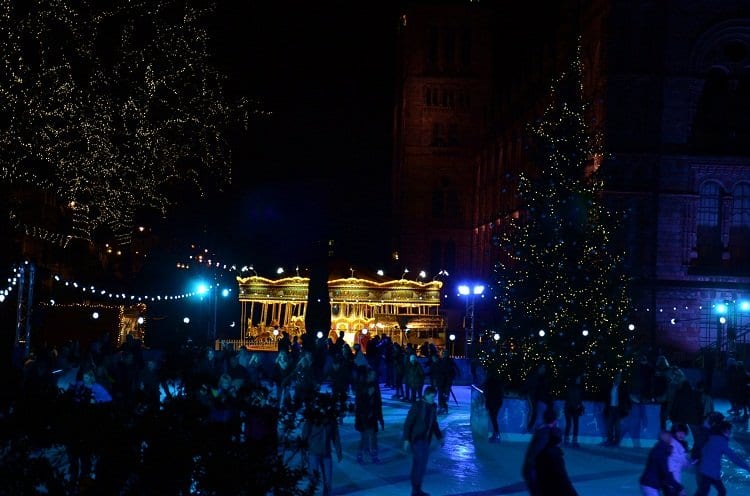 ice skating london christmas