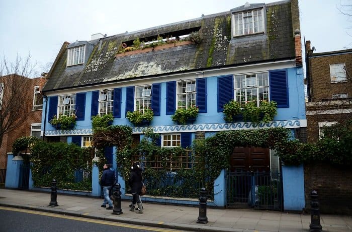 blue house portobello road