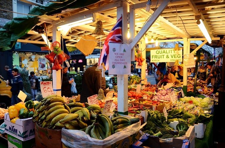 portobello road food markets