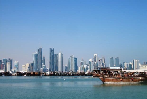 doha skyline qatar