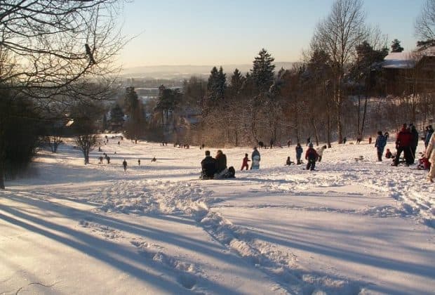 Norwegian outdoors winter