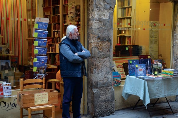 vieux lyon shopkeeper