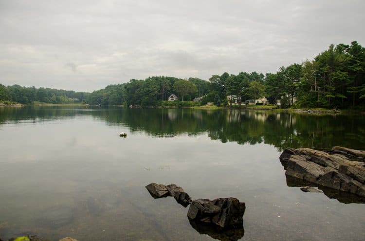 maine houses on lake