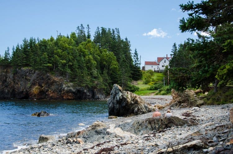 maine house on shore