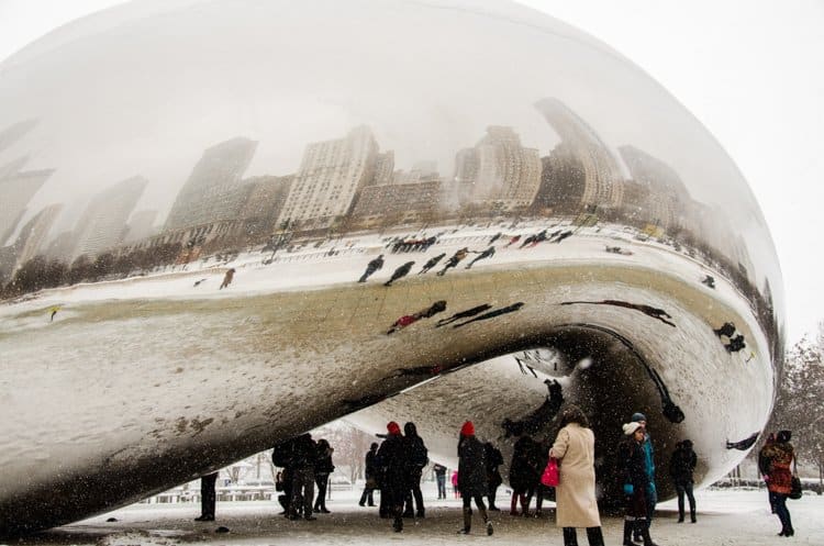 chicago bean winter