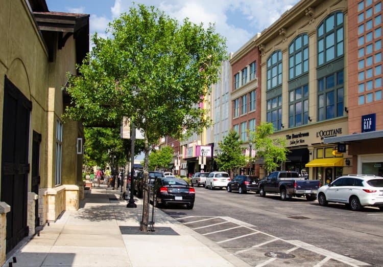 market street the woodlands shopping