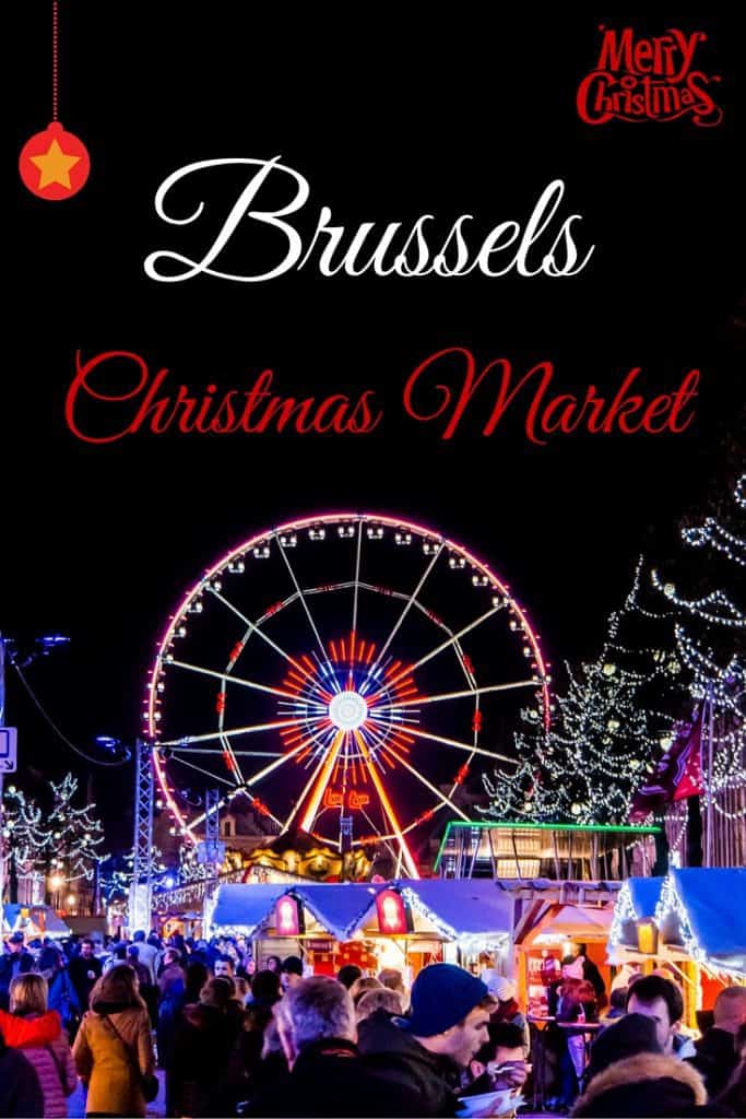 brussels christmas market ferris wheel